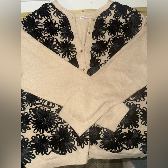 Francis Valentine Darling Cotton Cashmere Cardigan - Picture 3 of 3